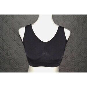 Wacoal Wire Free Bra US 34 Black Seamless Stretch Comfort Bralette